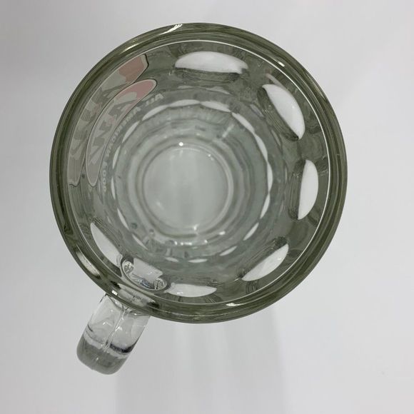 A & W Root Beer ALL AMERICAN FOOD 5 3/4" Heavy Clear Glass Mug 1995 Logo 0781 - Picture 11 of 12